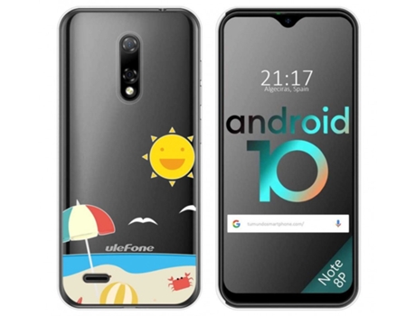 Carcasa Ulefone Armor Note 8P TUMUNDOSMARTPHONE Dibujos Transparente Multicolor
