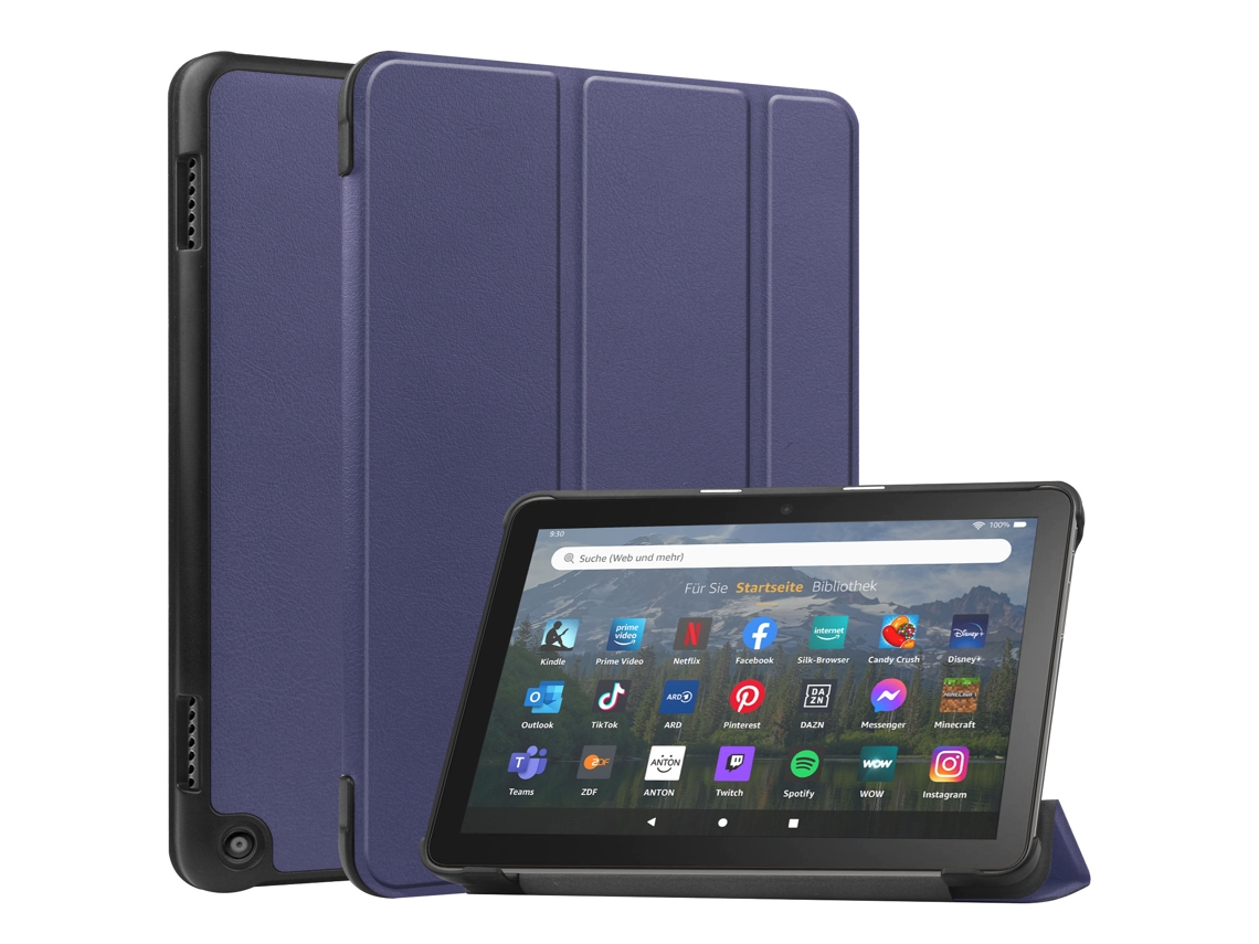 Funda azul oscuro para Amazon Fire HD 8/Fire HD 8 Plus 2020