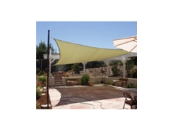 Toldo Vela Cuadrado Waterproof - Gris - 165gr/m2 5 X 5 Metros