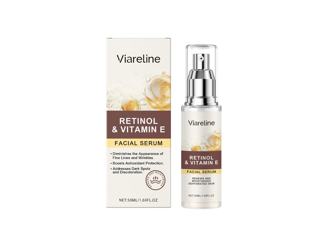 Sérum facial con retinol para una piel sana y radiante.