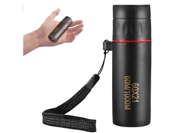 Prismáticos ENKERS Monoculares para adultos 12X50 HD Vida silvestre Observación de aves Monocular Senderismo Campamento-Negro