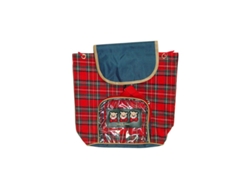 Mochila honey bear (cuadro escoces)