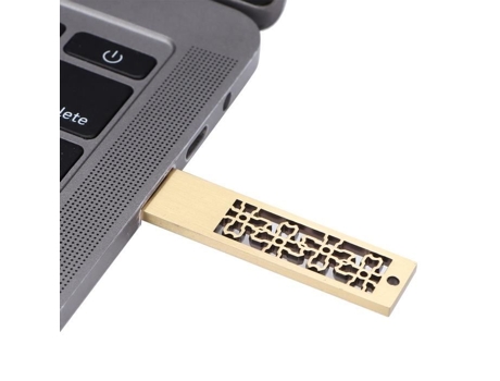 HURRISE Memoria USB Disco Flash USB USB 2.0 Portátil de Metal a Prueba de Agua Almacenamiento para Compartir Unidad de Computadora 32GB