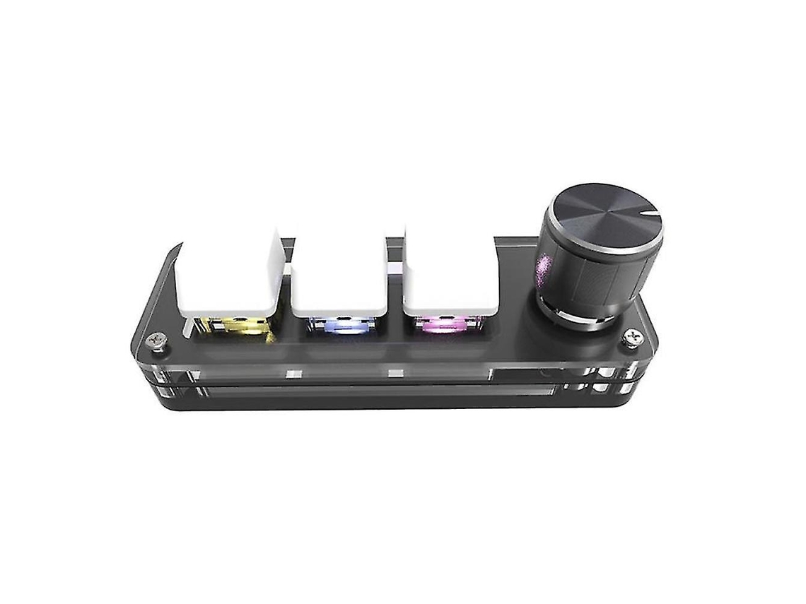 Teclado mecánico de 3 teclas con interruptor RGB para juegos, teclado de programación, miniteclado mecánico, teclado personalizado, Macro K Everley891