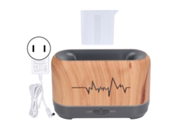 Difusor De Aceites Esenciales Con Humidificador Y Luz De Llama, 200 Ml, Ultrasónico, Enchufe Usb De 100-240 V.