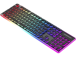 Teclado Mecánico Con Cable, Retroiluminación Led, Silencioso, Resistente Al Agua, Antideslizante, 104 Teclas.