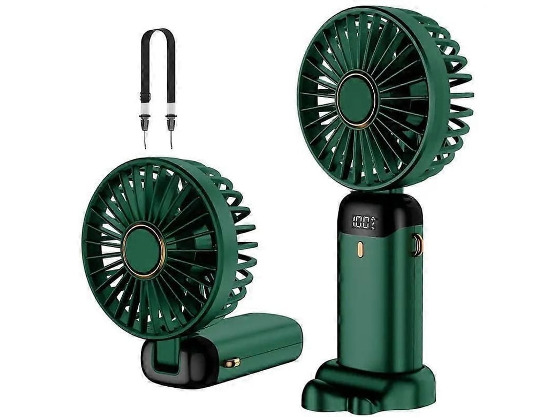Ventilador Portátil Recarregável Usb Uhuse De 5 Velocidades