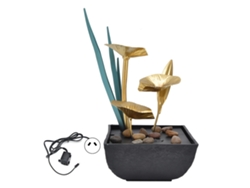 Fuente De Mesa Lotus Con Luz Led Amarilla, Estilo Feng Shui Decorativo Para El Hogar, Ac220-240v, Enchufe Australiano.