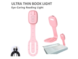 Lámpara de lectura recargable con clip, 3 colores agradables a la vista, un regalo para los amantes de la lectura, rosa Siurn