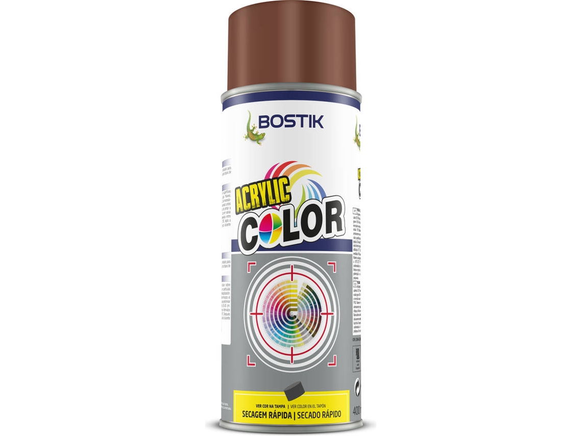 Color 8002 Marrón BOSTIK Acrylic Ral Brillante 400 ml