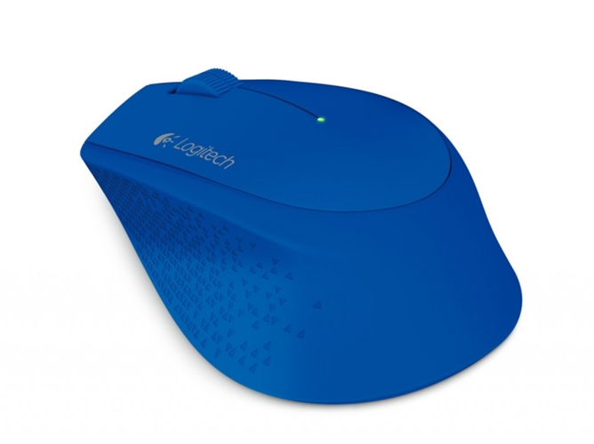 Ratón LOGITECH M 280 (Inalámbrico - Azul)