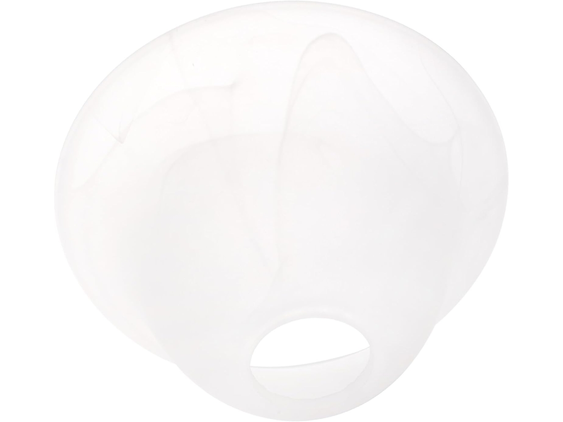 Cubierta De Cristal Blanco E27 Hecha A Mano, Ligera, Para Lámpara Colgante, Accesorio Decorativo.
