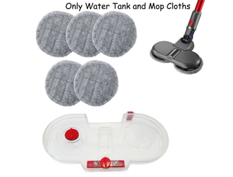 Paños de fregona para tanque de agua para aspiradora Dyson V6 V7 V8 V10 V11, piezas de limpieza del hogar, herramientas de repuesto, fregonas al va...