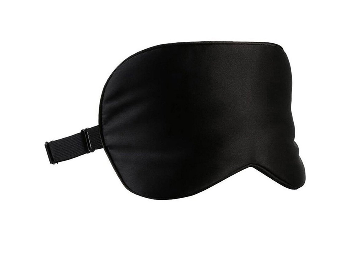 Antifaz para dormir 100% seda negro