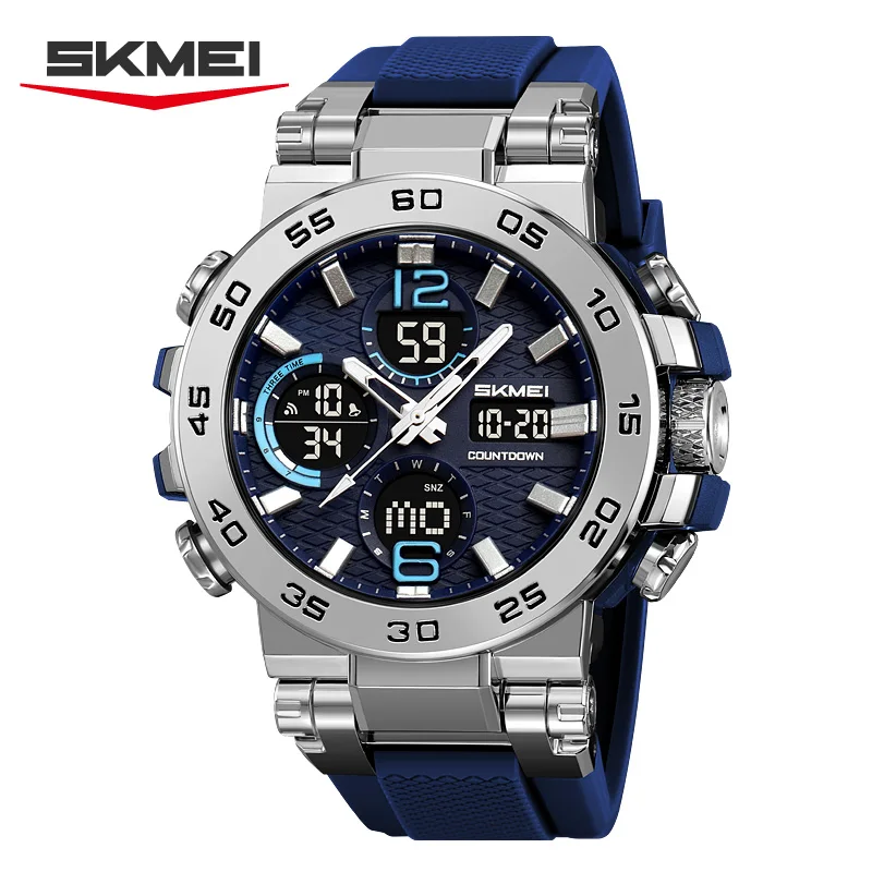 Reloj Despertador Multifuncional Impermeable (azul) Con Funciones Deportivas