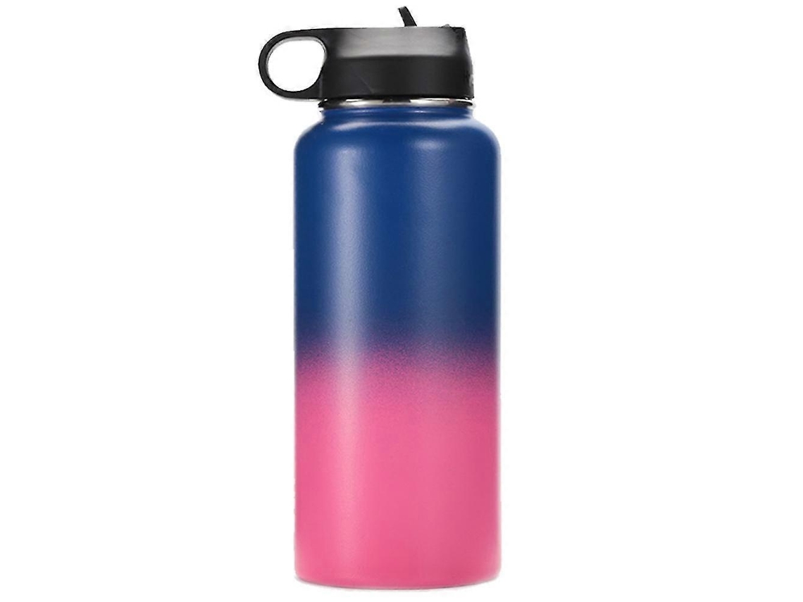 Botella térmica de acero inoxidable para deportes al aire libre, portátil, para bicicleta eléctrica