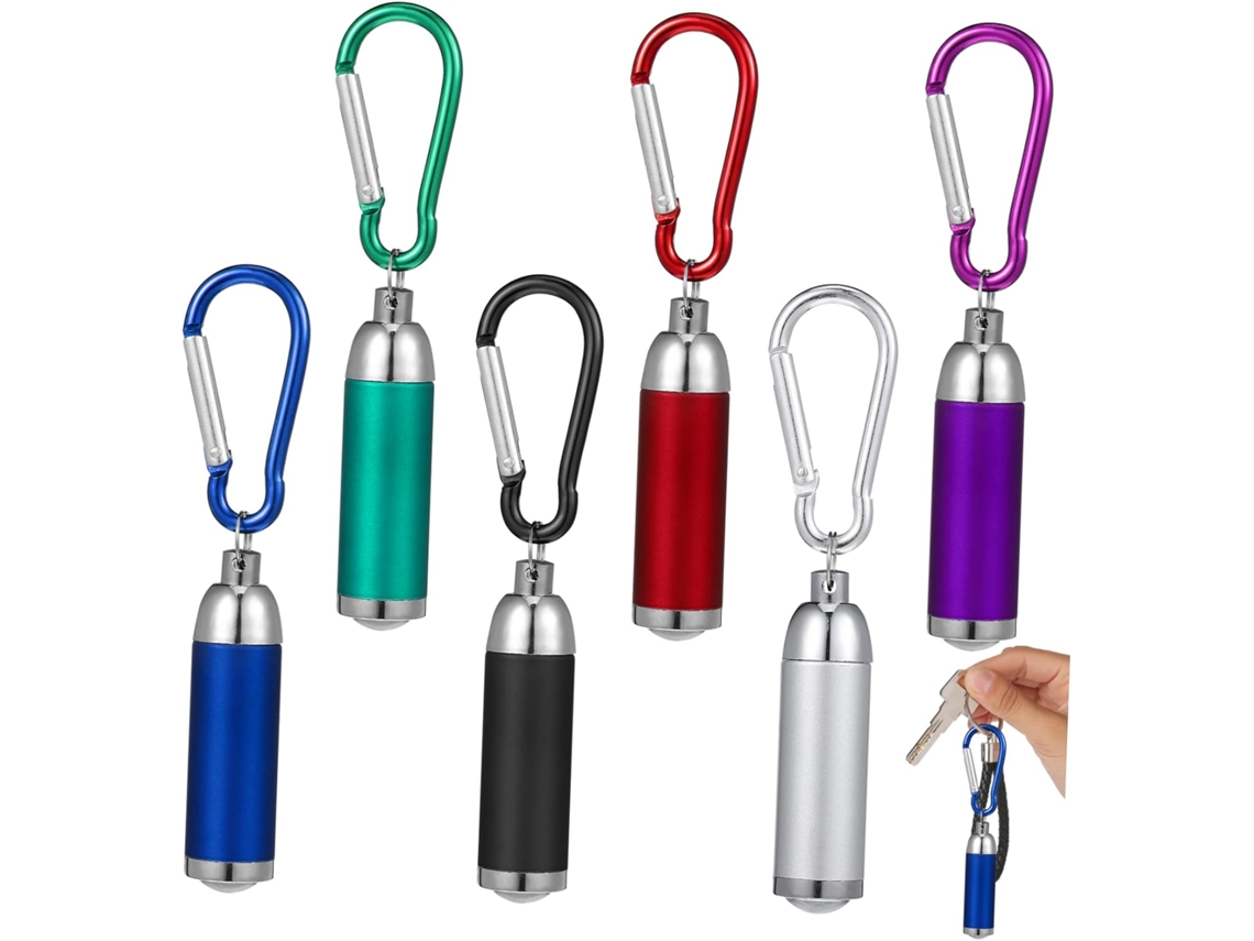 Mini Linternas Led De Aluminio De 12 Piezas Para Acampar Con Funciones Prácticas Y