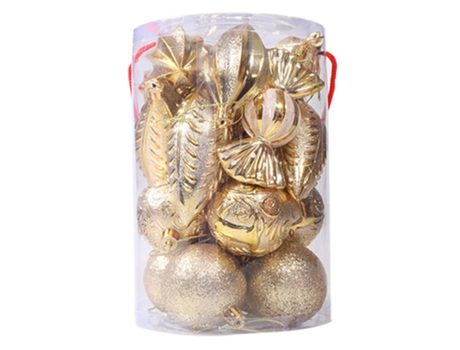 Bolas de adorno de árbol de Navidad-Bola de Navidad decorada con purpurina