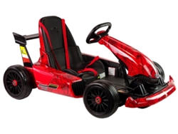 Kart eléctrico a batería Xmx619 Spider pintado en rojo B.active