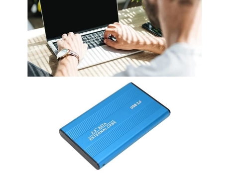 HURRISE Disco Duro Portátil Disco Duro Externo 2 5 Pulgadas Delgado Usb 2.0 Plug And Play Alta Computación Interno Negro Azul 750 Gb