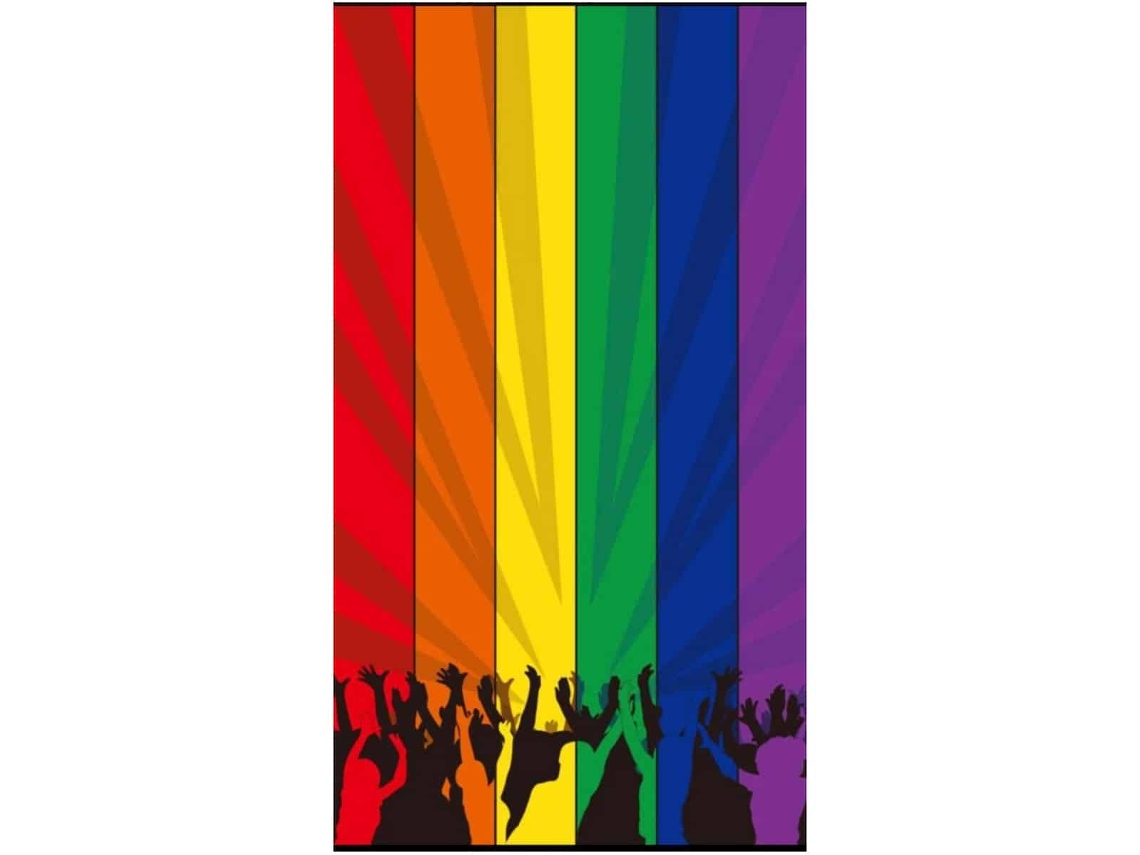 Toalla De Playa Microfibra Lgbti Fiesta
