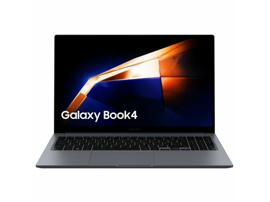 Laptop SAMSUNG Galaxy Book4 15 NP750XGK-KG1ES (Gris - 16 GB RAM - 512 GB SSD - 15,6" - Enchufe EU - Qwerty Español - Intel)