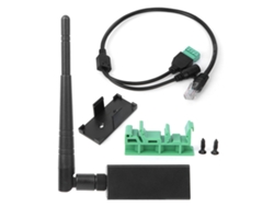 Módulo de comunicación inalámbrica 2026as-RS485 para servidor serie Wifi con antena externa y puerto RJ45 HF7211-0