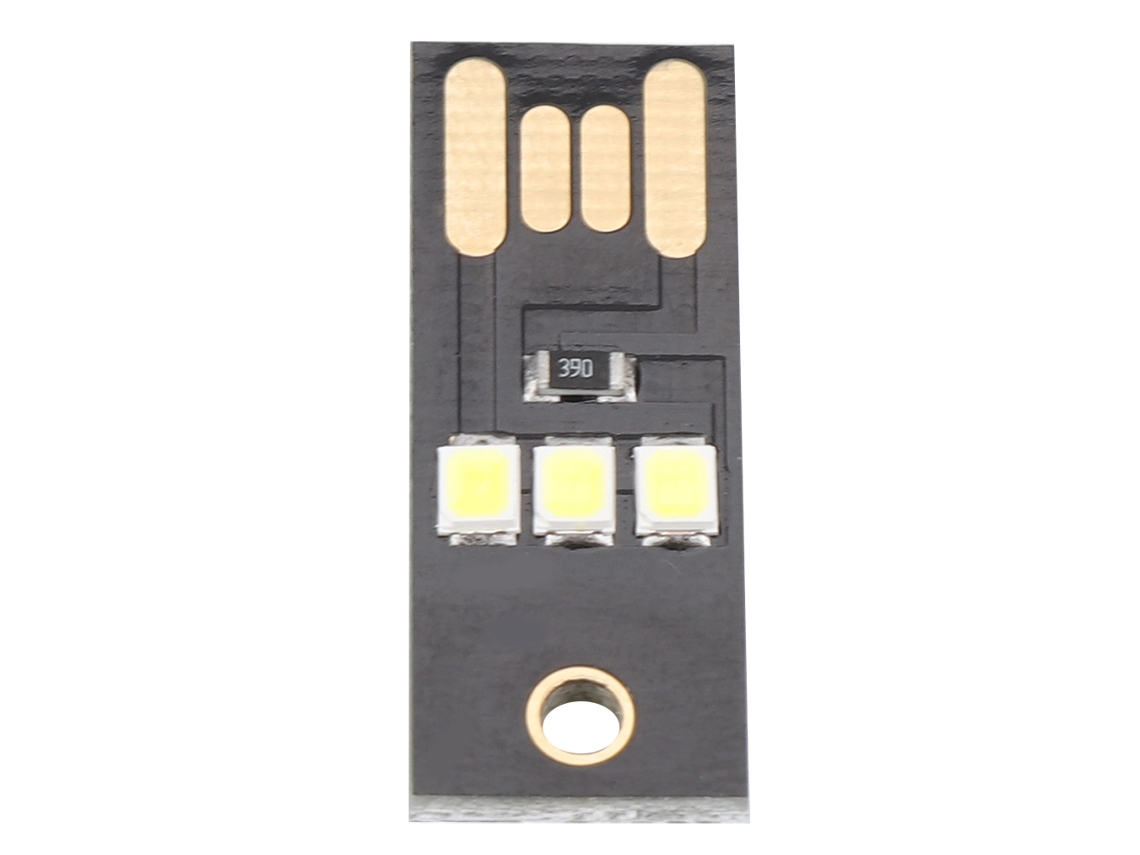 JILLIOPER Luz nocturna LED USB ultradelgada mini portátil ahorradora de energía, 2 uds.
