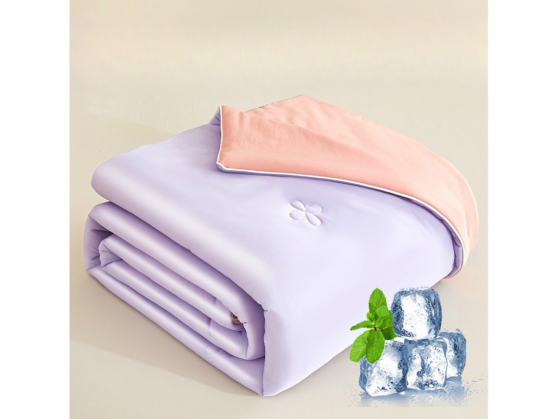 Manta Refrescante De Verano, Lavable Y Transpirable (morada/200x230cm) Gertiz