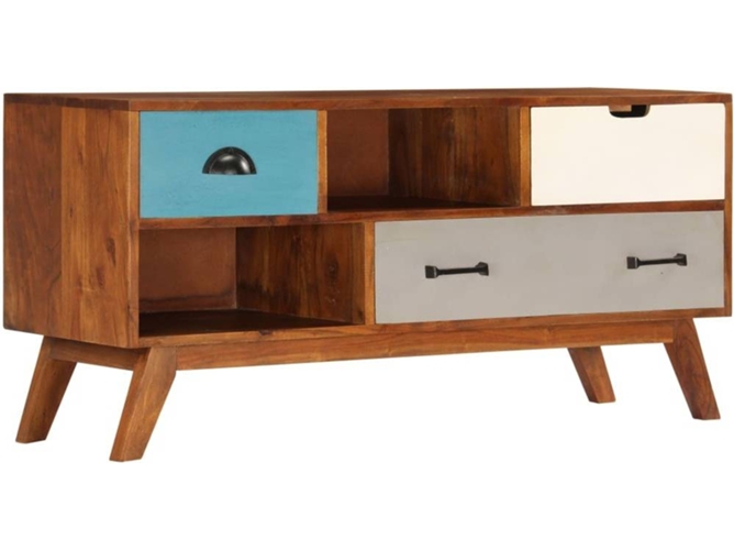 Mueble para TV VIDAXL Multicolor Madera (110x35x50 cm)