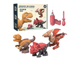 Set De Construcción De 3 Huevos De Dinosaurio Para Armar, Ideal Para Niños Y Niñas.