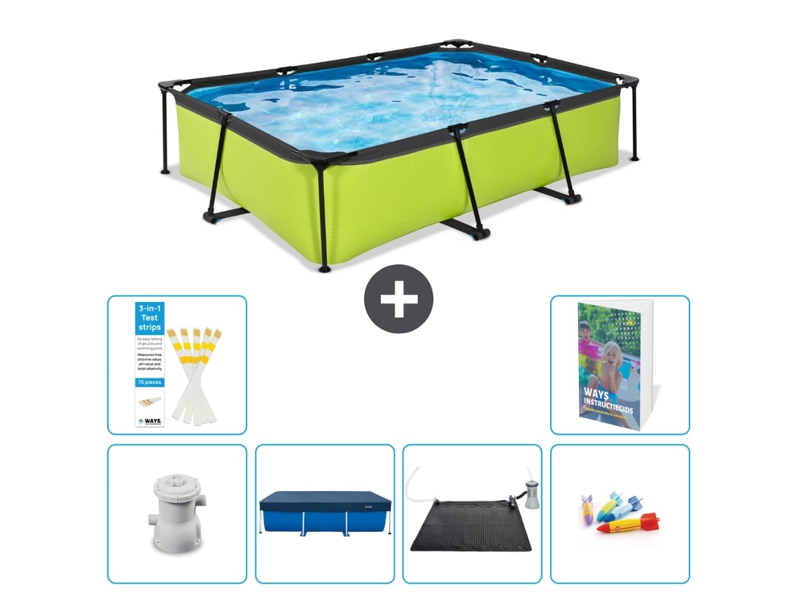 Exit-toys Piscina Exit Retangular - 300x200x65 Cm - 7-peças S211