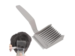 Peine Ergonómico Curvo Para Afeitar, Peine De 8 X 3,3 X 1,1 Pulgadas, Herramienta De Posicionamiento De Plástico