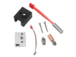 Kit de bloque calefactor de aluminio para impresora 3D Ender3 S1, boquilla bimetálica de alta temperatura, 24 V, 40 W