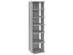 Zapatero en derivados de madera gris, Sonoma MAISON EXCLUSIVE (27,5x27x102 cm)