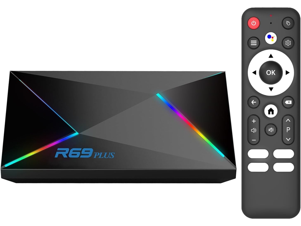 Tv Box Android 14 4gb Ram 32gb Rom Octa Core 1000m Ethernet Wifi6 8k Bluetooth 5.0 Usb3.0 R69 Plus