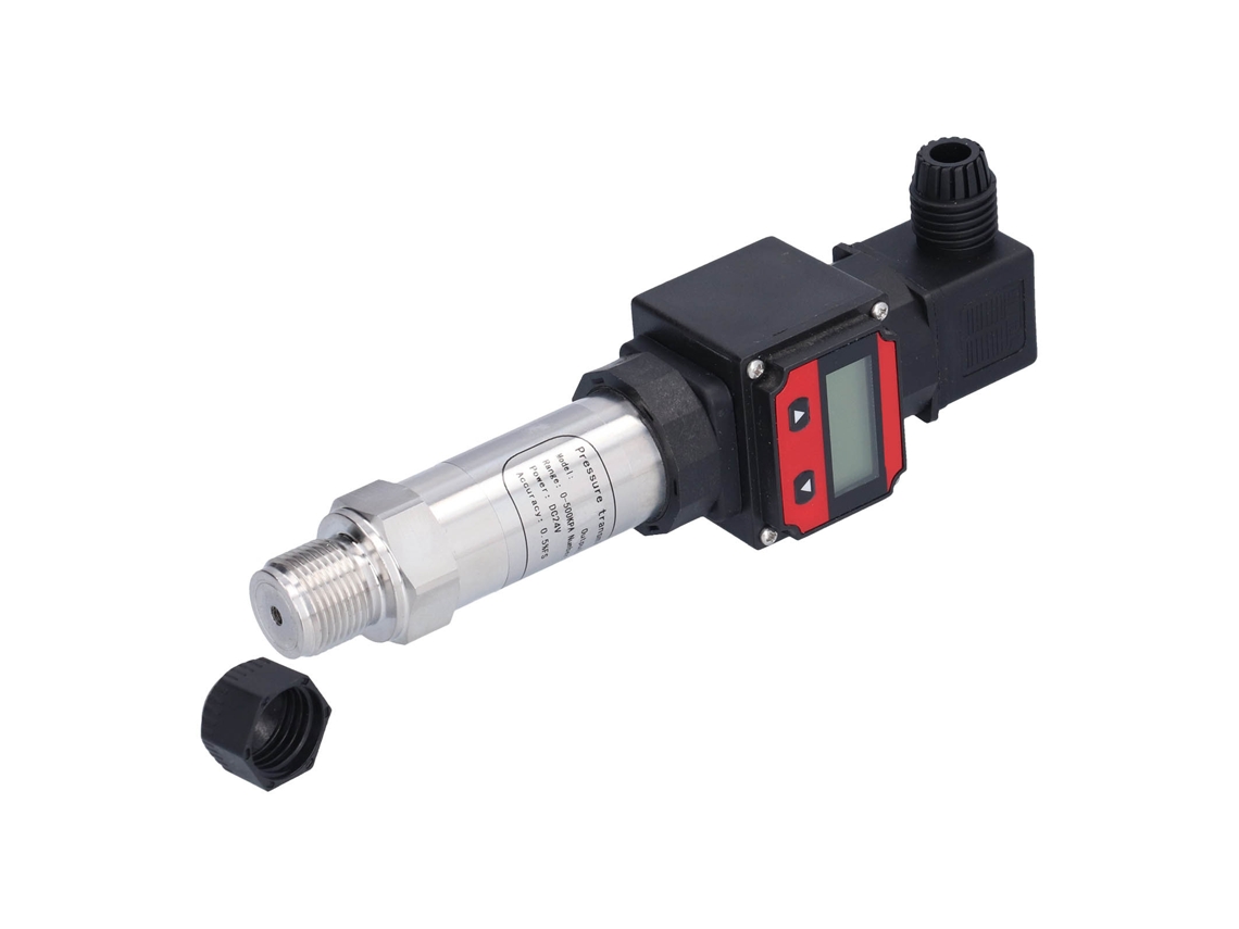 Transmisor De Presión Digital Con Sensor De Silicio Difuso, Lcd, 0-600 Kpa, 24 V Cc, 0-5 V