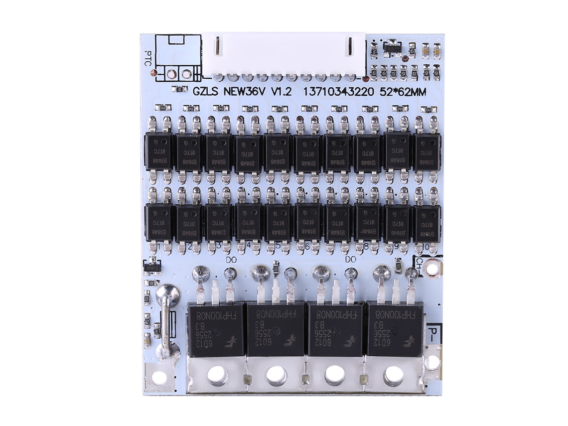 Omni-placa De Protección Bms 10s 36v 40a Para Baterías Li-ion De Cobalto Ternario Con Balanceo
