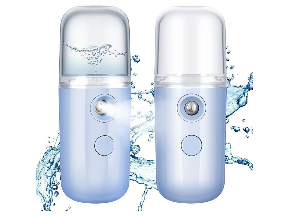 2 Unidades De Mister Facial Nano De 30 Ml, Mini Nebulizador Usb Portátil Para Hidratación De La Piel.