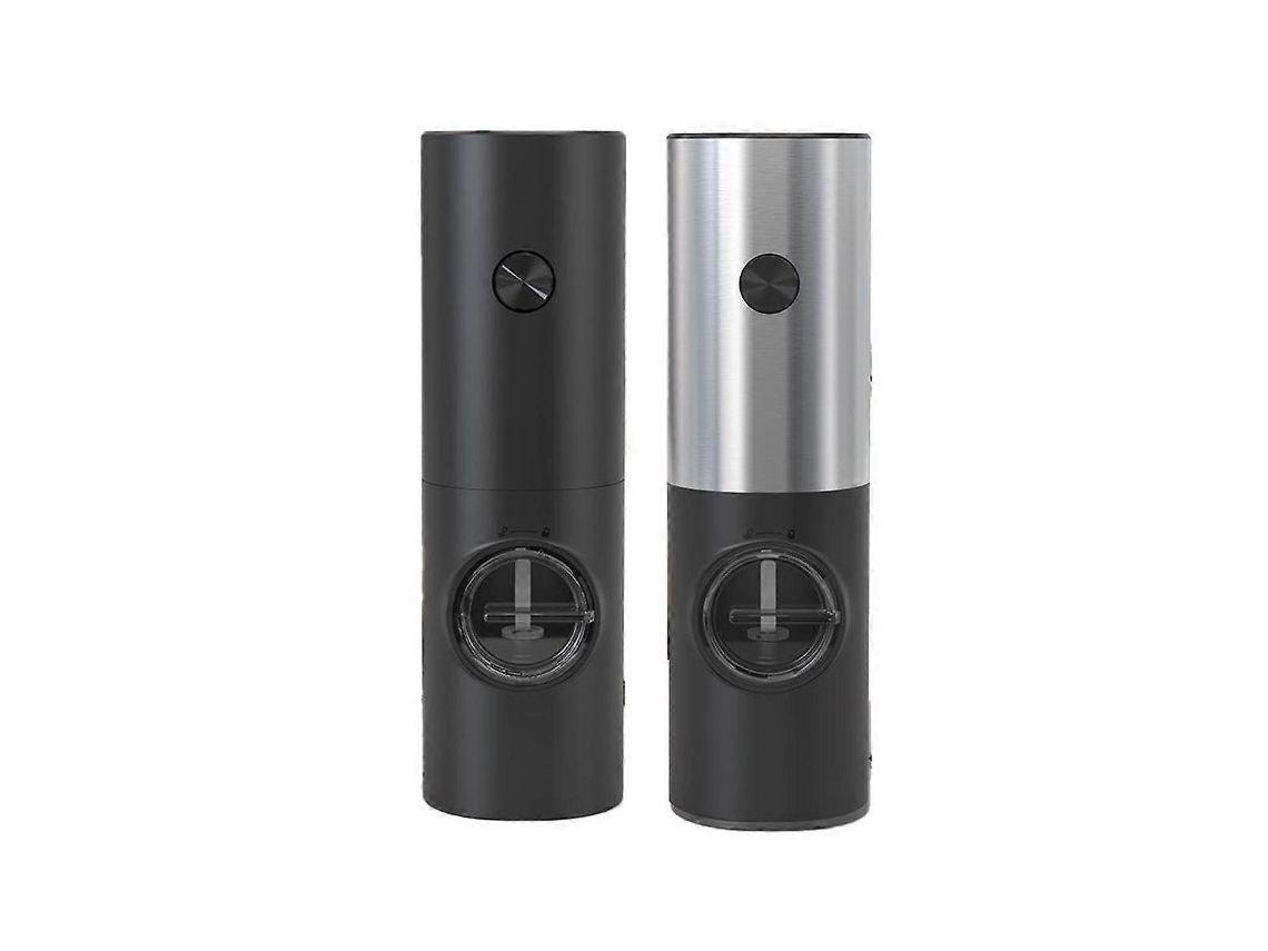 Molinillo eléctrico de sal y pimienta Rosewell de 70 ml, de acero inoxidable con ajuste de temperatura.