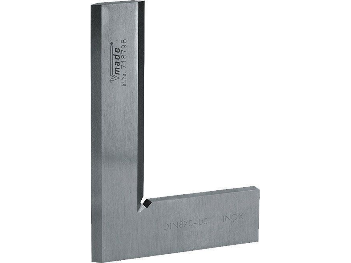 VOGEL-310205-Escuadra Mecânica De Precisão Din 875/Gg-00, Medidas 200X130 Mm