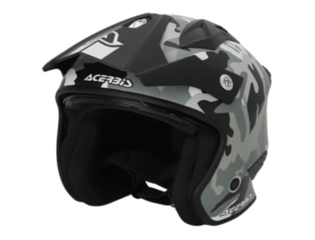 Casco Jet ACERBIS Aria 2206 Camuflado Marrón M