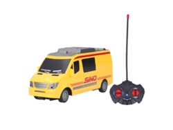 Ats-coche De Bomberos Rc Control Remoto Simulación Alta Estable Duradero Para Mayores De 3 Años Coche Express Juguete Rc