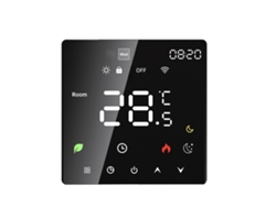 Termostato Inteligente Wifi Con Pantalla Táctil Programable, Control Por Voz Y Compatible Con Amazon Home.