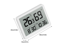 2026dz-termómetro Higrómetro Digital Interior Con Pantalla Lcd Grande Para Medir Temperatura Y Humedad
