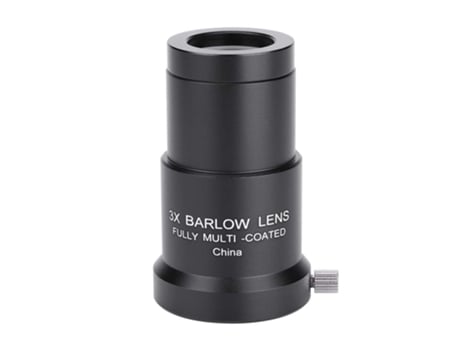 Lente de telescopio Barlow astronómico 3X 1.25 '' Lente de Barlow