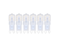 2026-6 Piezas Bombillas Led G9 Regulables 3w Ahorro Energético Luz Blanca 220-240v Para Lámparas De Techo Y Lámparas Colgantes