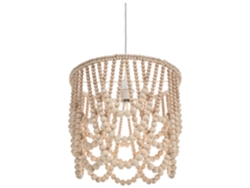 Lustre Beliani Verugal De Madeira De Seringueira Castanho 36x36x120