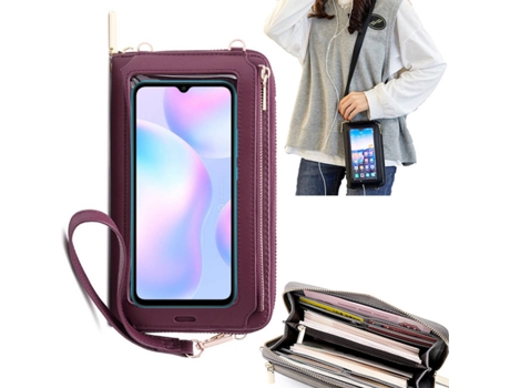 Carcasa Xiaomi Redmi 9A Touch Rojo Vino
