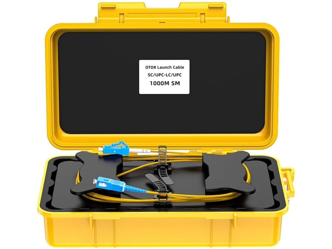 Lanzamiento De Cable De Extensión De Prueba De Fibra Óptica Otdr Box De 1000 M Con Tiempo Muerto